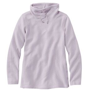 L.L.Bean Women's SoftLight Quilted Top, Funnelneck Pullover